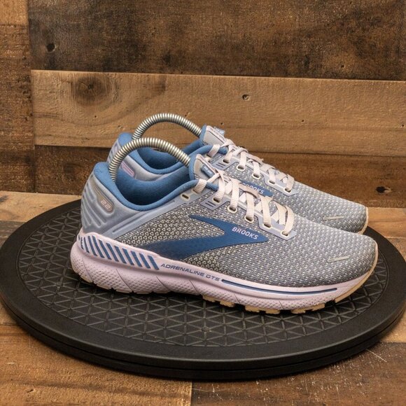 BROOKS ADRENALINE GTS 22 WOMENS ATHLETIC SHOES RUNNING WALKING GYM BLUE SZ 8.5B - Picture 9 of 9